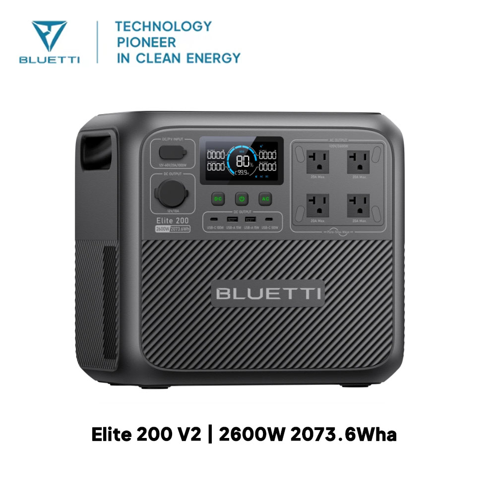 【Renew】BLUETTI Elite 200 V2 Po - Camping Cooking Equipment recensione e prezzo