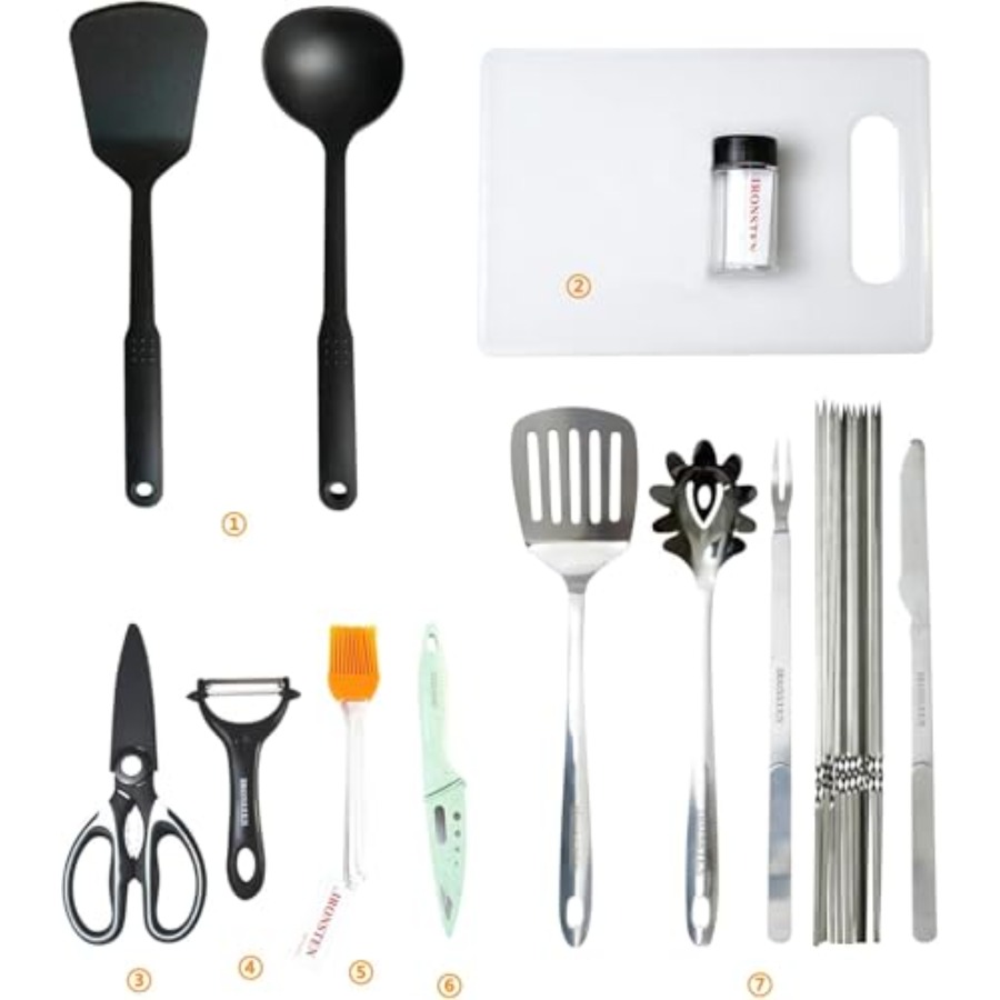 Camping Cooking Utensils Set C - Camping Cooking Essentials Kit recensione e prezzo