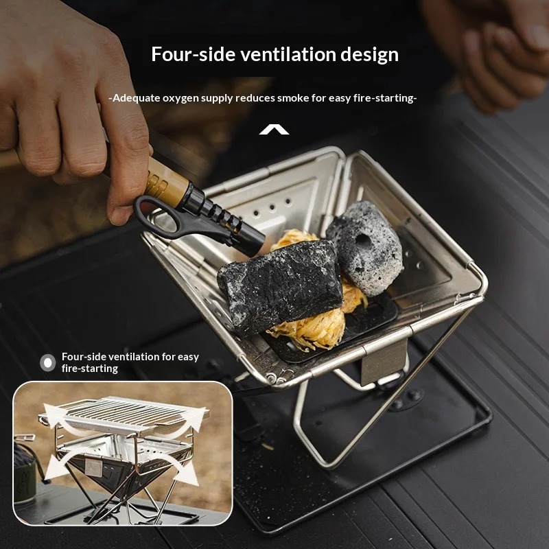 Outdoor Camping Folding Grill  - Camp Grill Portable Folding recensione e prezzo
