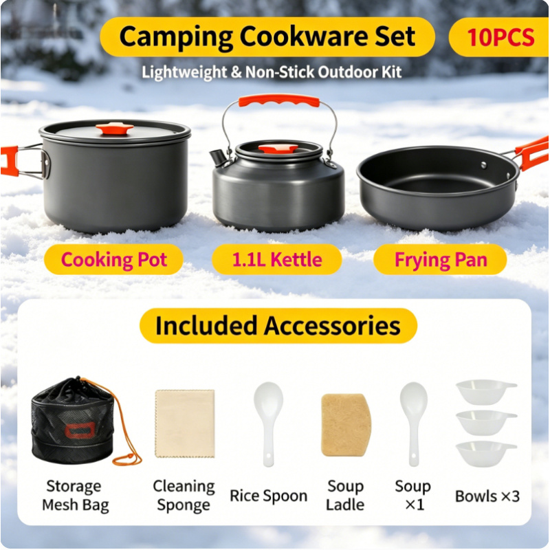 10 Pack Non Stick Camping Cook - Camping Cooking Candle recensione e prezzo
