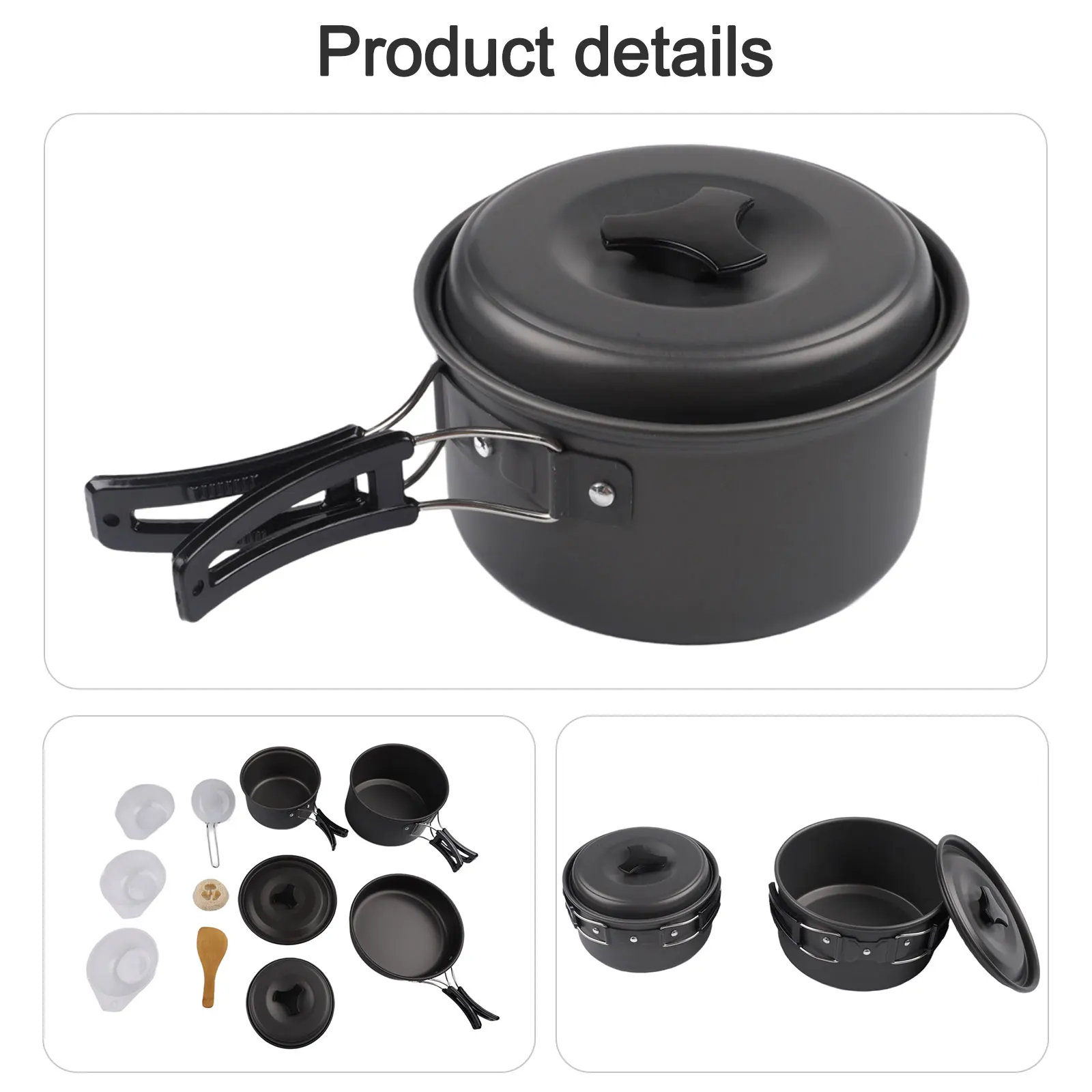 16.7*3.9CM Camping Cookware Se - Camping Cooking Essentials Kit recensione e prezzo