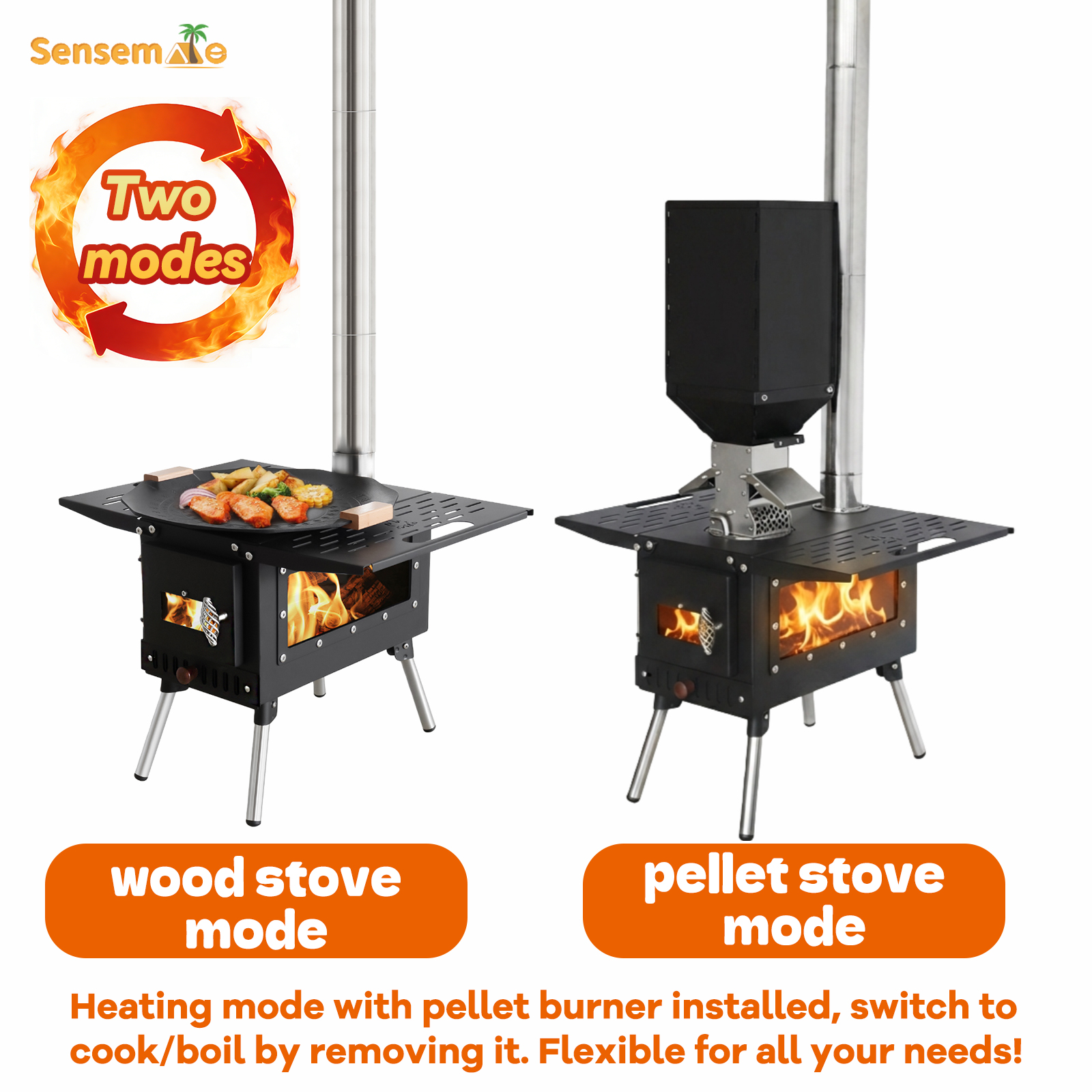 Pellet Stove Camping Stainless - Camp Grill Portable Folding recensione e prezzo