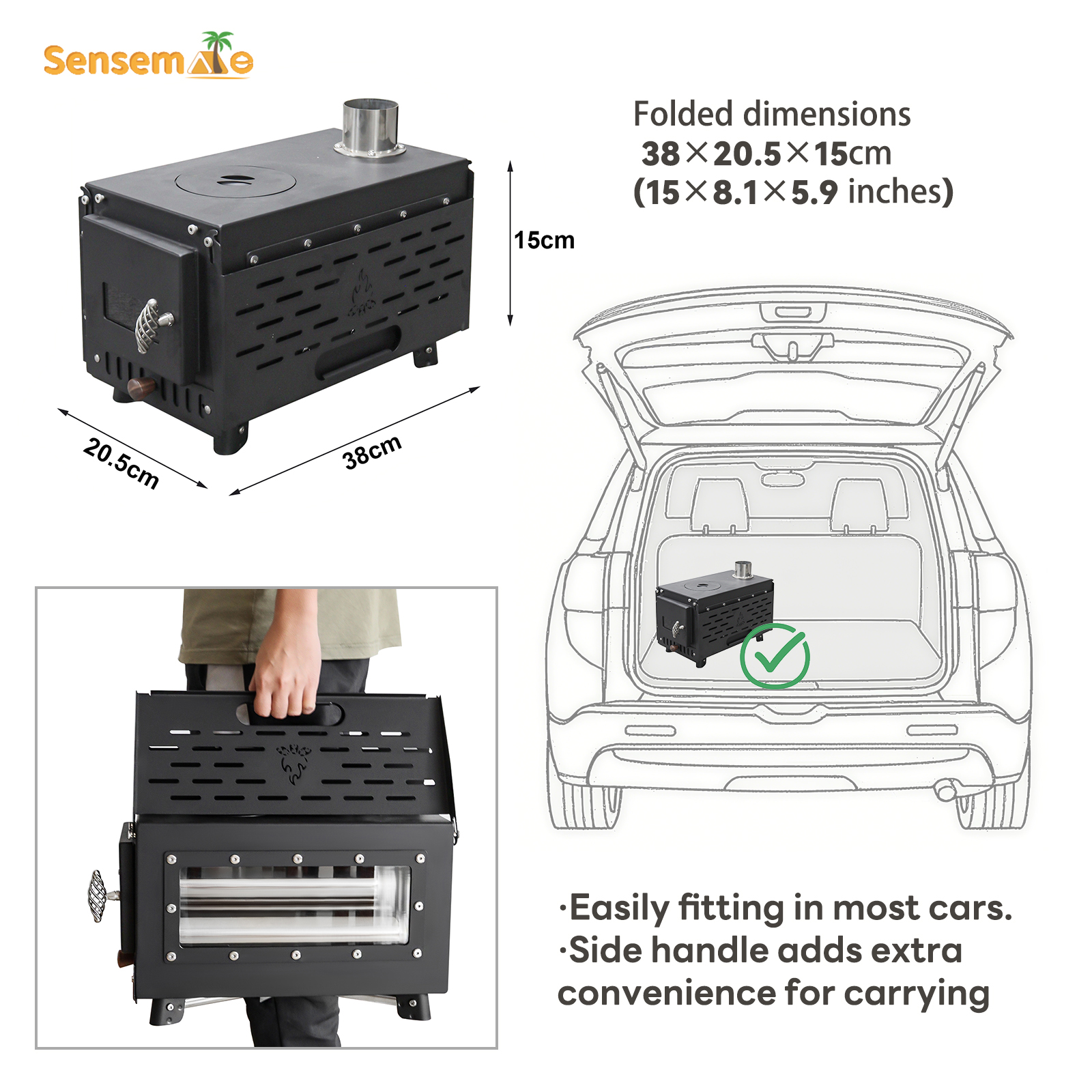 Pellet Stove Camping Stainless - Camp Grill Portable Folding recensione e prezzo