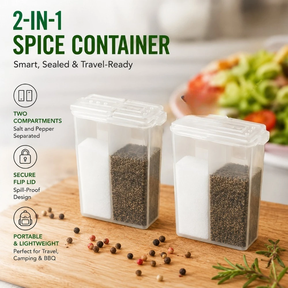 Multi-use 2in1 Spice Jar 2/4/6 - Camping Cooking Options recensione e prezzo