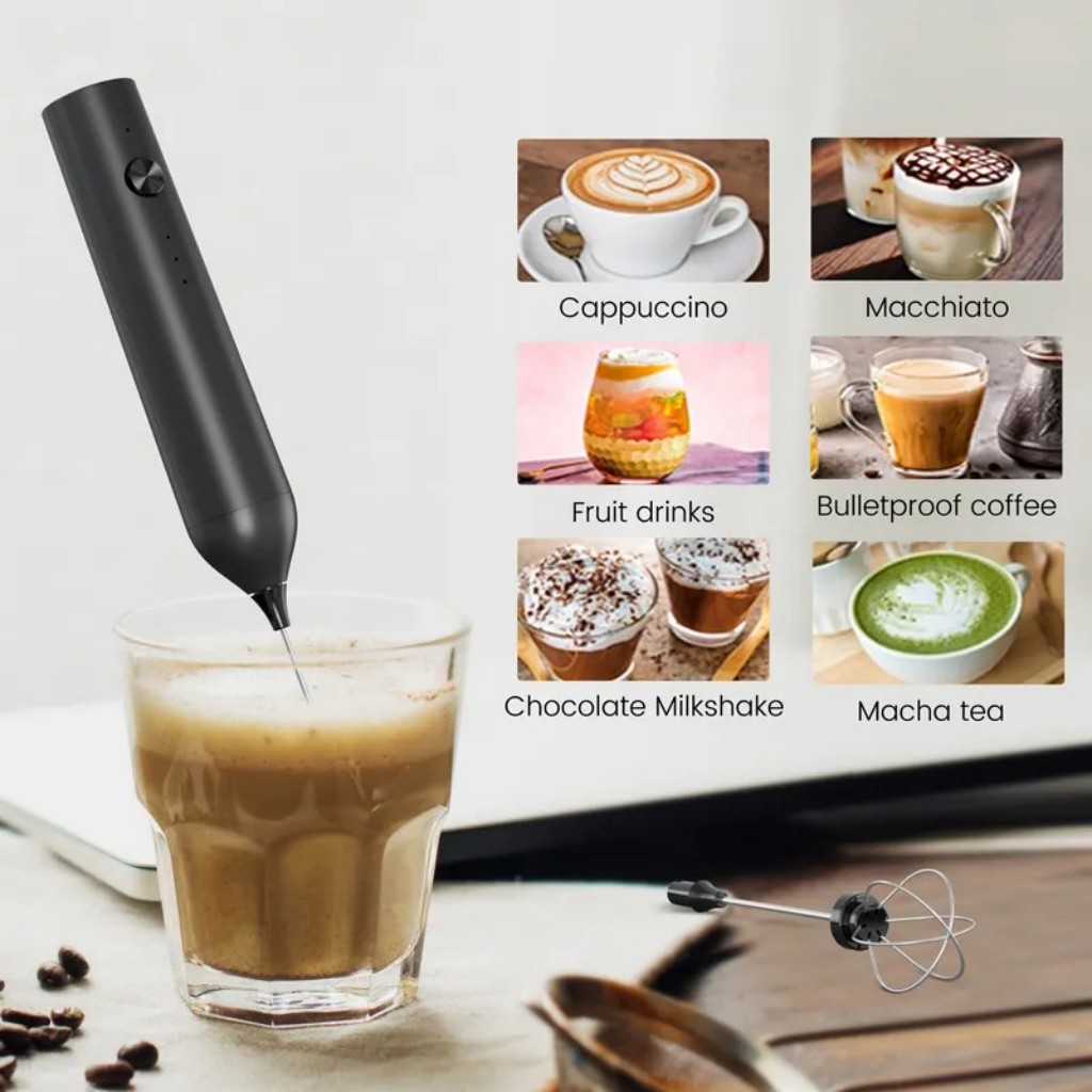 Wireless Electric Mini Milk Fr - Pocket Coffee Maker recensione e prezzo