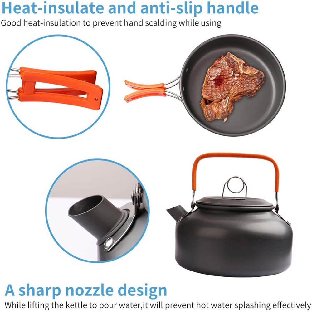 Outdoor camping cooking set, n - Camping Cooking Candle recensione e prezzo
