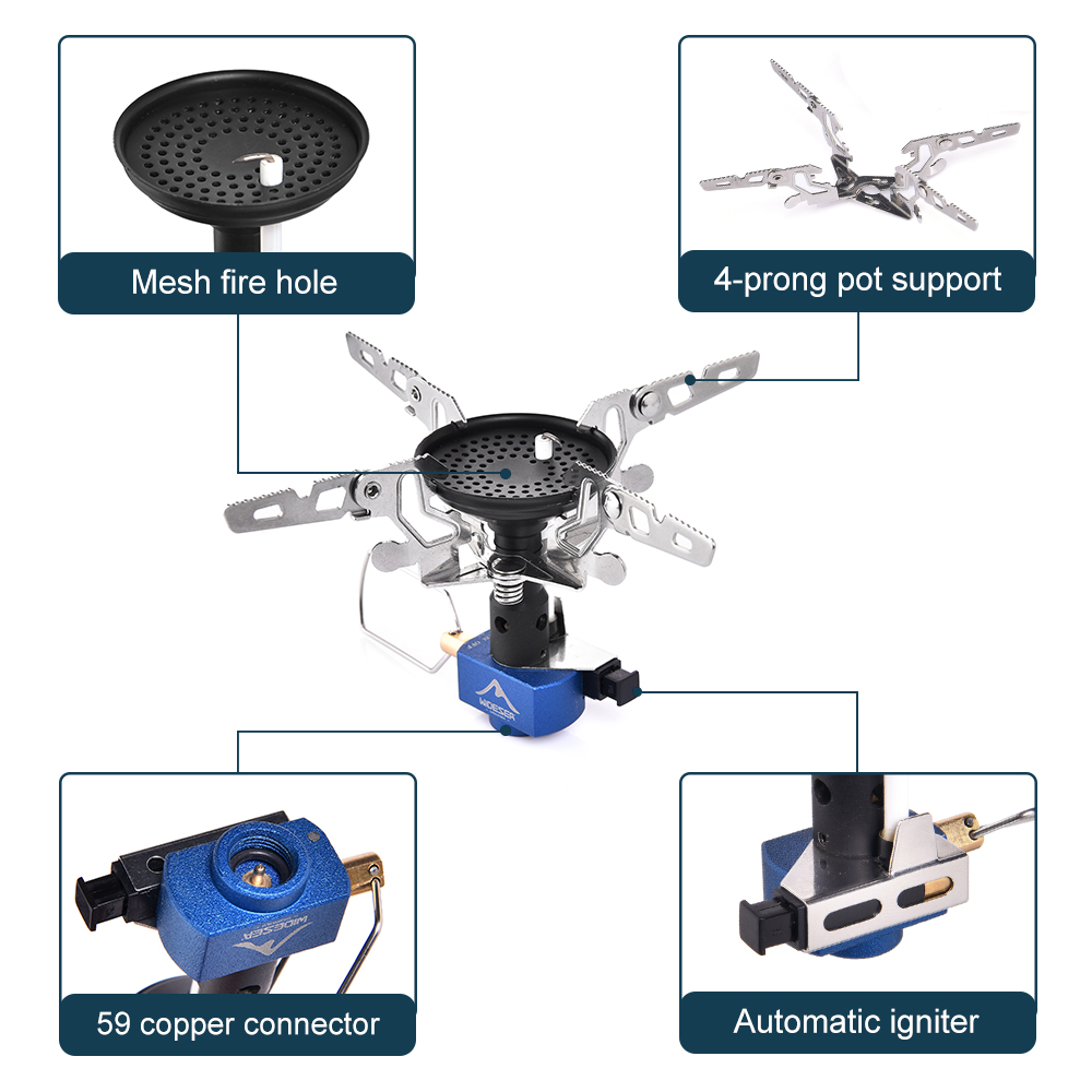 Outdoor Camping Gas Burner Out - Camping Cooking Gas recensione e prezzo