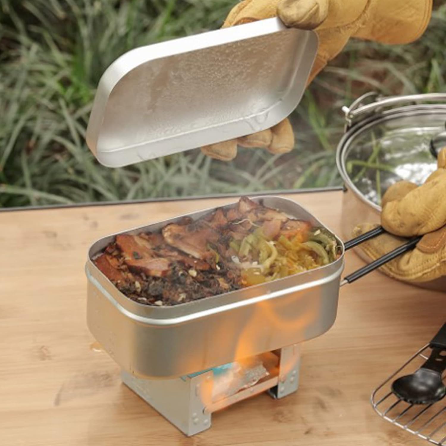 Foldable Bento Box Handle, Lun - Camping Cooking Equipment recensione e prezzo