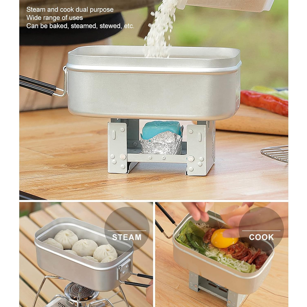 Foldable Bento Box Handle, Lun - Camping Cooking Equipment recensione e prezzo