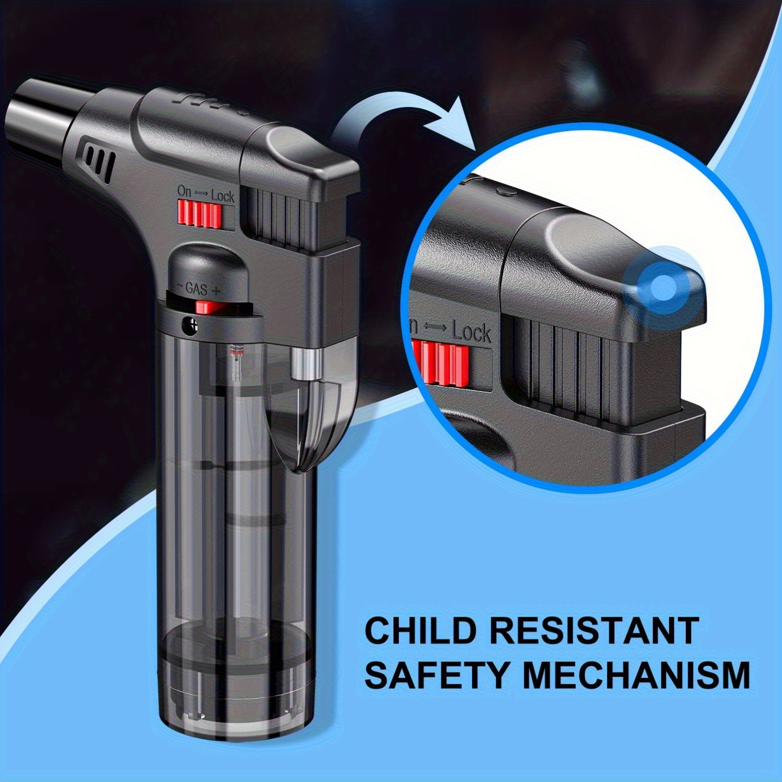 4PCS Butane Torch Lighter Port - Camping Cooking Candle recensione e prezzo