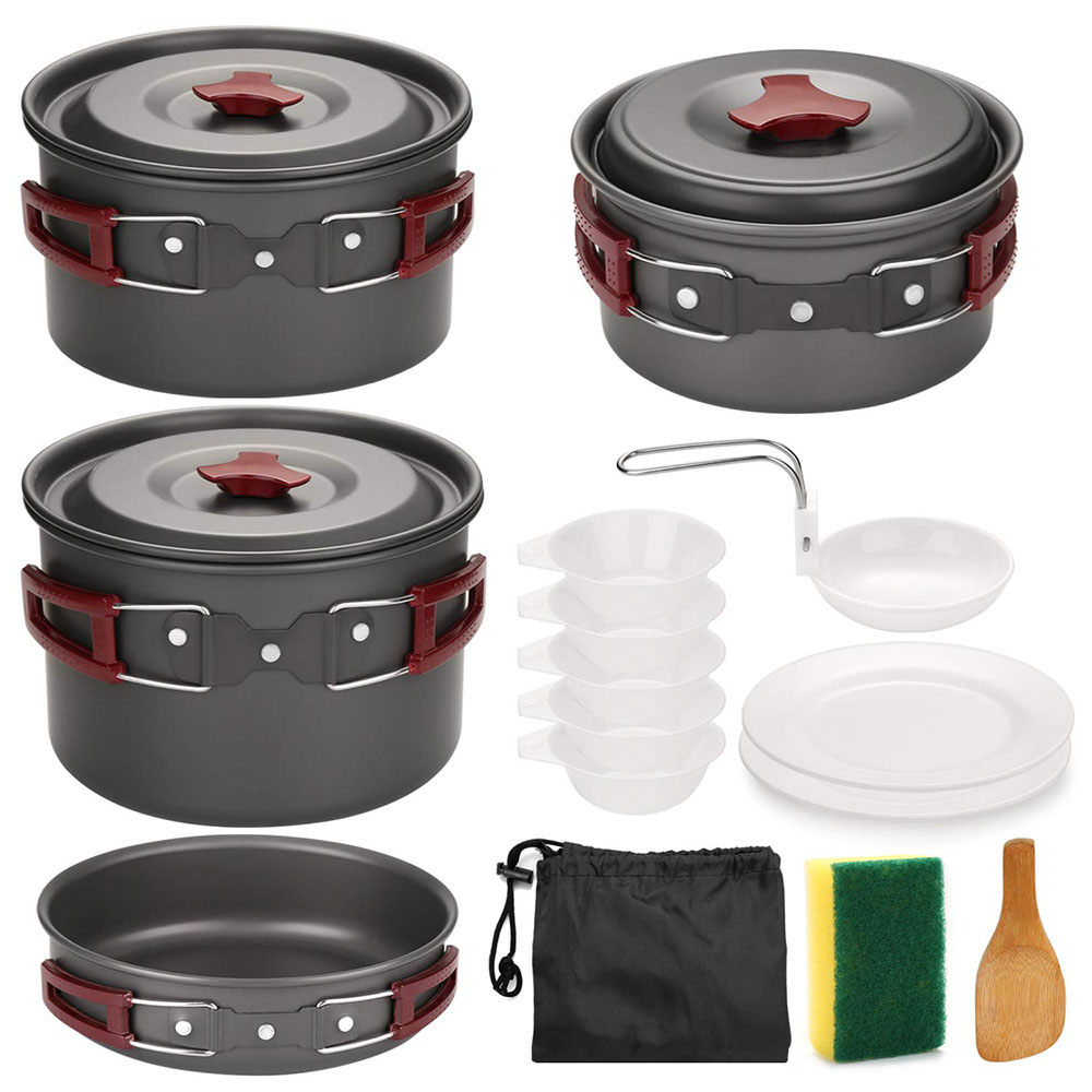 Outdoor Camping Cookware Kit N - Camping Cooking Candle recensione e prezzo