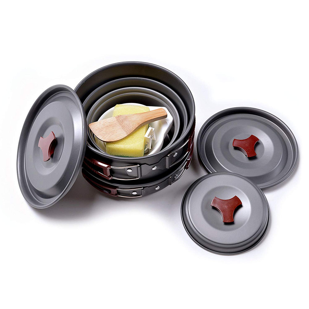 Outdoor Camping Cookware Kit N - Camping Cooking Candle recensione e prezzo