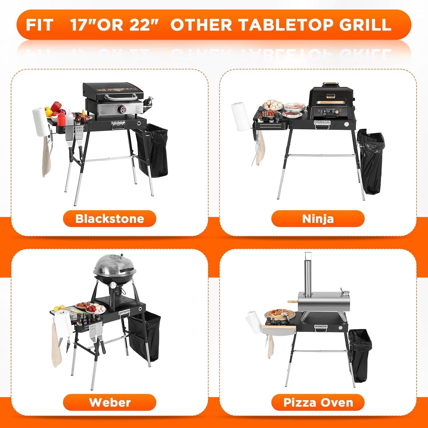 Outdoor Folding Grill Table, A - Camp Grill Portable Folding recensione e prezzo