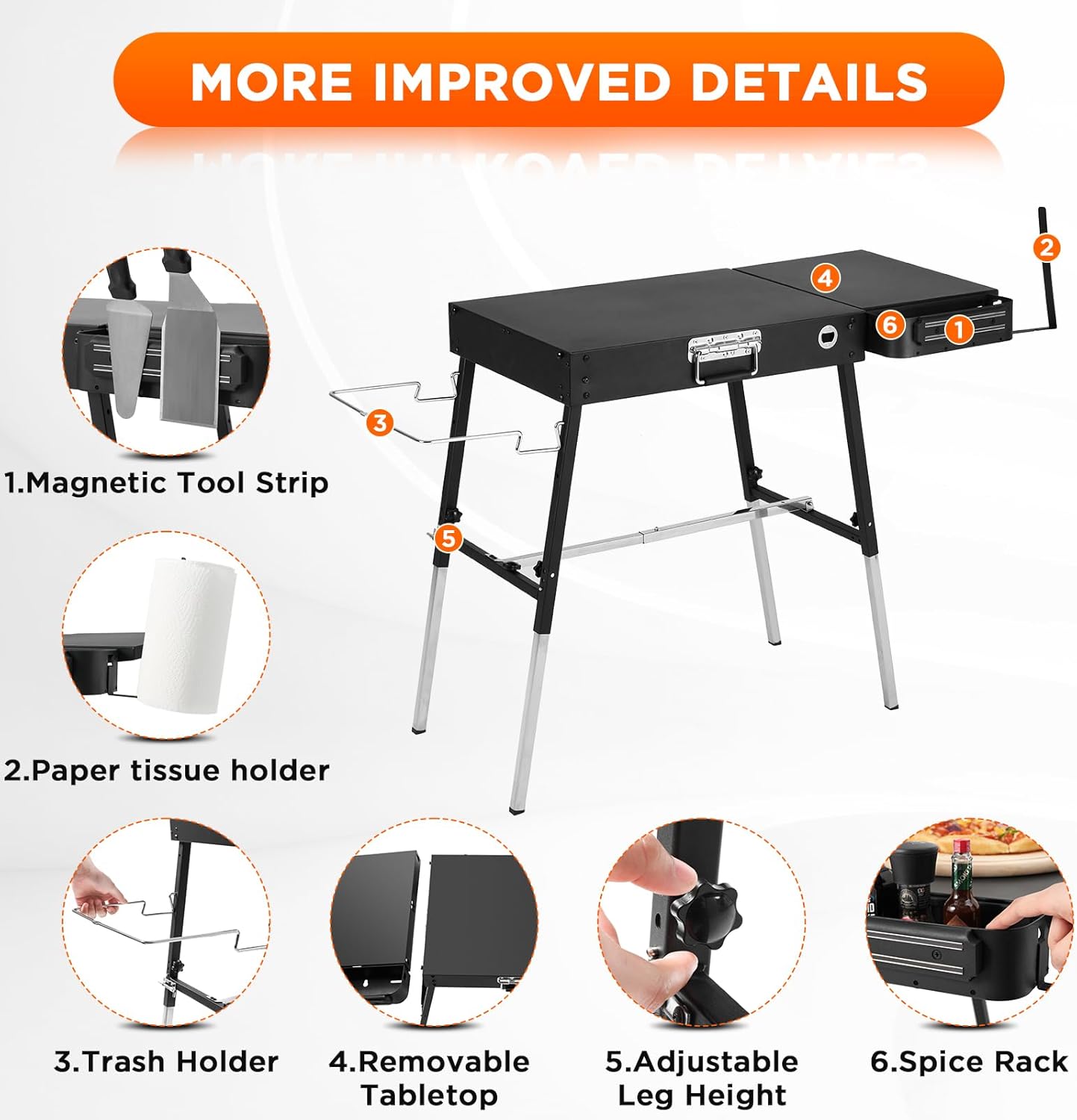 Outdoor Folding Grill Table, A - Camp Grill Portable Folding recensione e prezzo