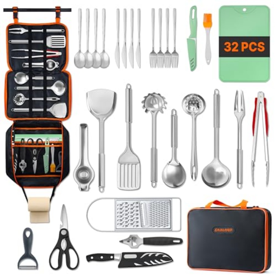 Portable Camping Cooking Utens - Camping Cooking Essentials Kit recensione e prezzo