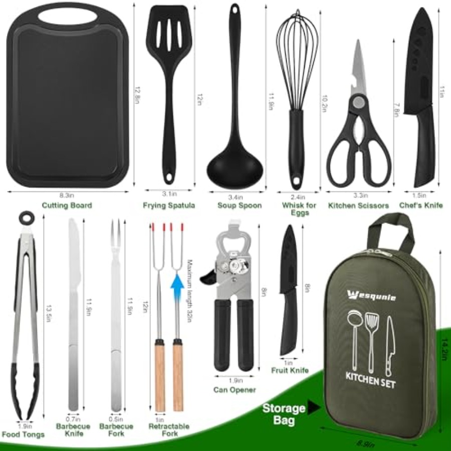 Camping Essentials Cookware Co - Camping Cooking Essentials Kit recensione e prezzo