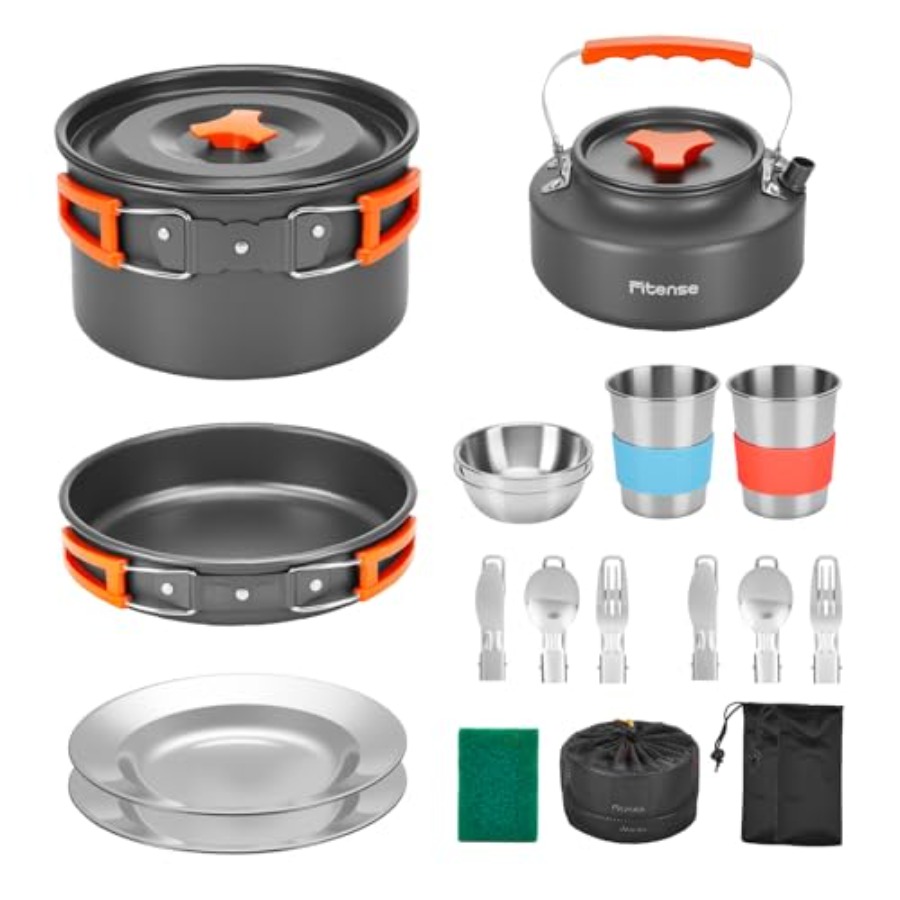 21Pcs Camping Cookware Mess Ki - Camping Cooking Essentials Kit recensione e prezzo