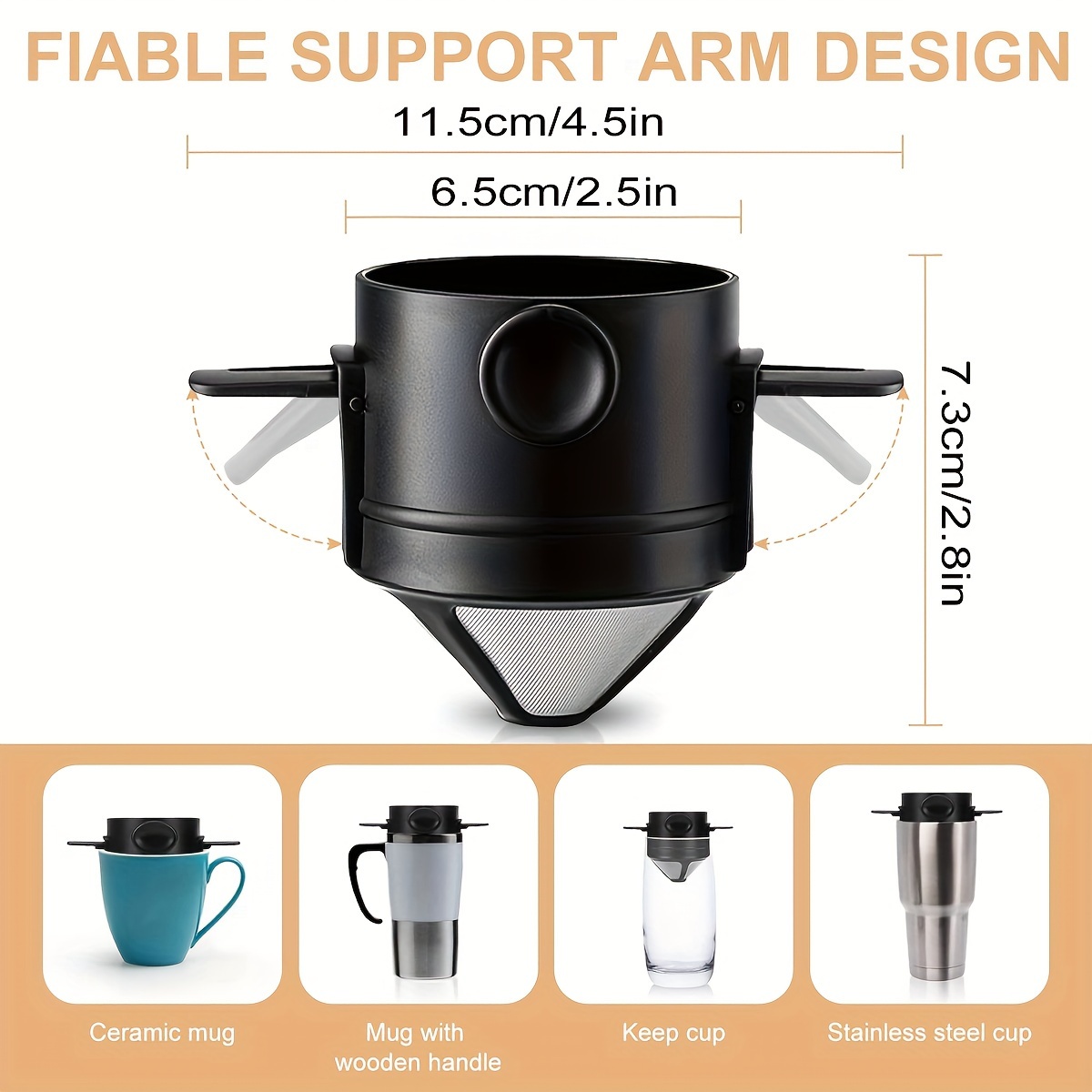 Coffee Filter Cup Portable Reu - Pocket Coffee Maker recensione e prezzo
